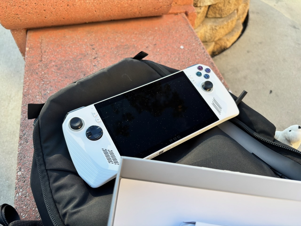 A photo of my ROG Ally as I first unboxed it.